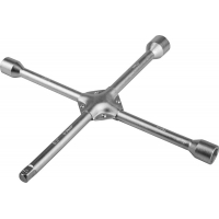 КЛЮЧ-КРЕСТ ЗУБР "ЭКСПЕРТ" АВТОМОБИЛЬНЫЙ ОЦИНК. УСИЛЕННЫЙ 17-19-22-1/2"