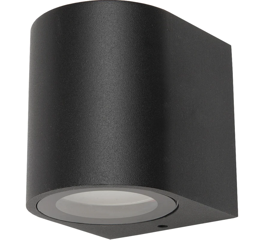 Светильник фасадный General 1хМR16 GU10 прозр.круглый металл черный IP65 80х80 661126661126- купить в АПлайн