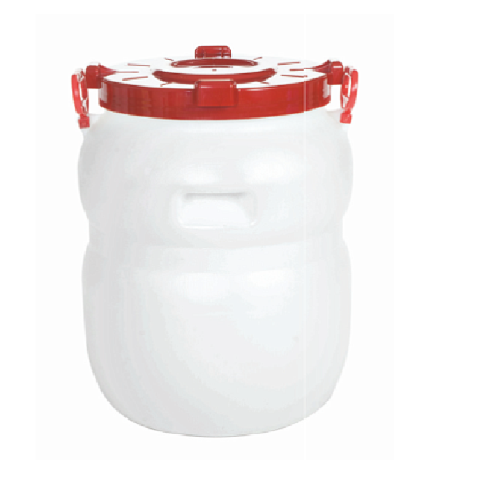 Бочка пласт. 60л с широким горлом белая 10035107