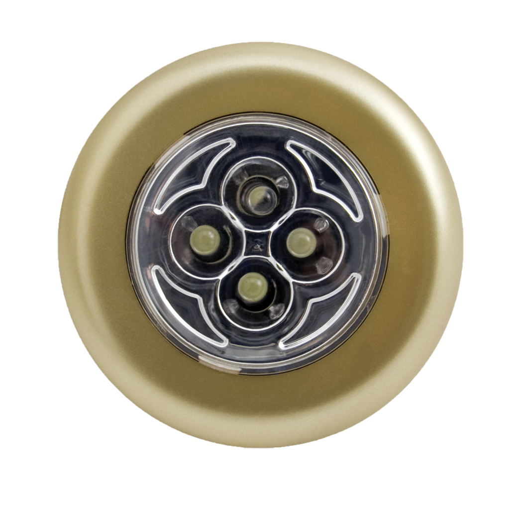 СВЕТИЛЬНИК СТАРТ PL-4LED ЗОЛОТО (ПУШЛАЙТ) /142/