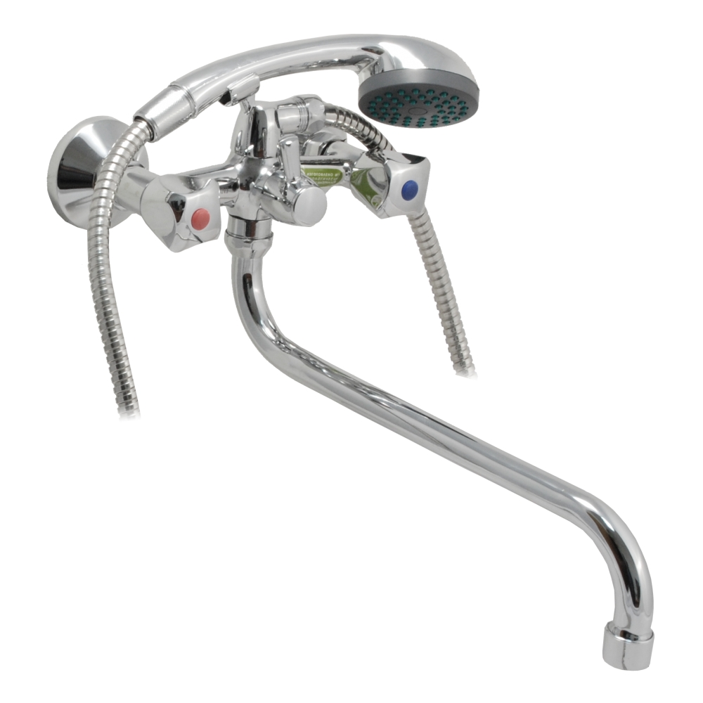 Смеситель для ванны JUGUNI хромированный с длинным изливом 320 мм JGN0130 0402.642