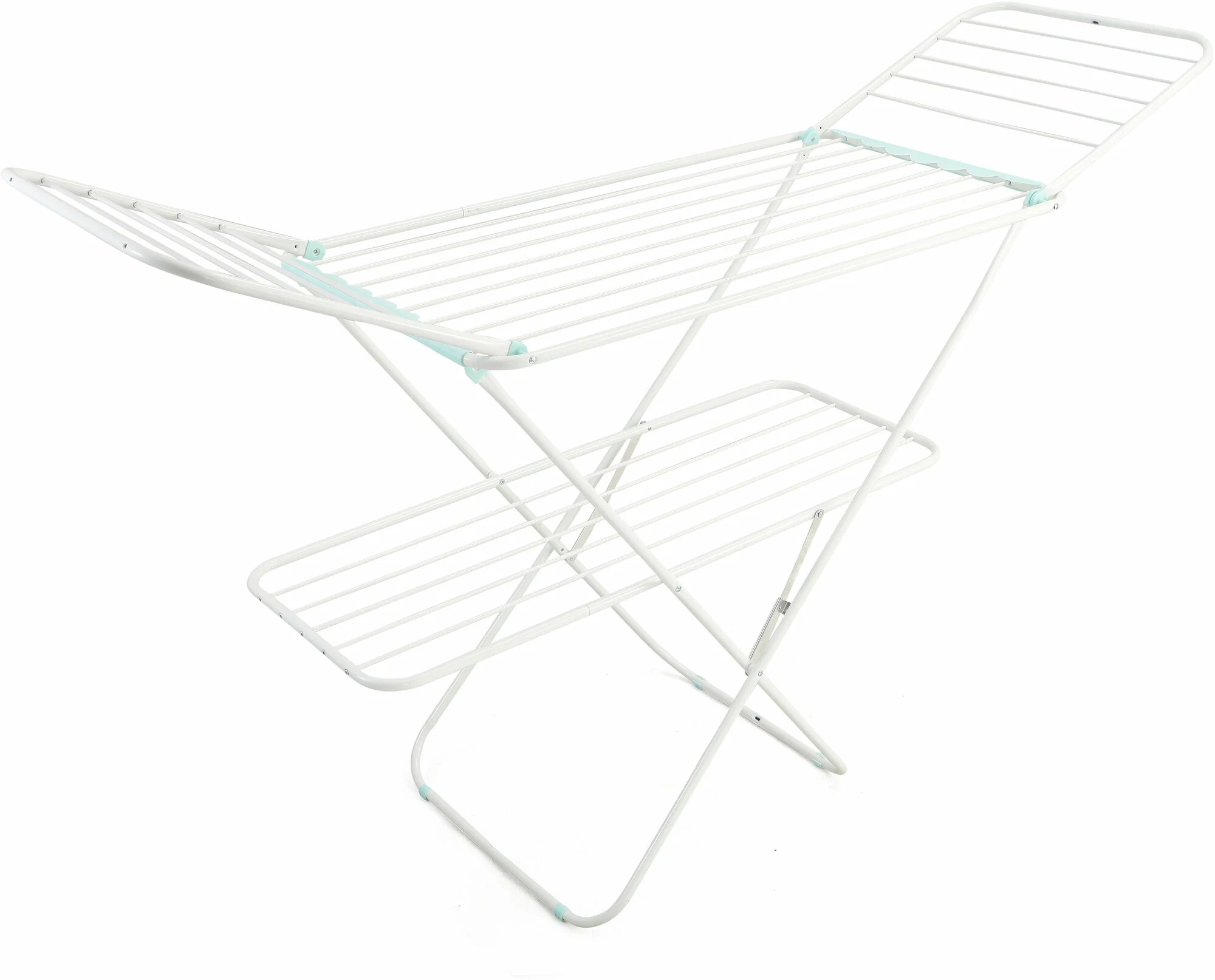 Сушилка для белья Рыжий кот 177х55,5х110см белая CD-01 109601