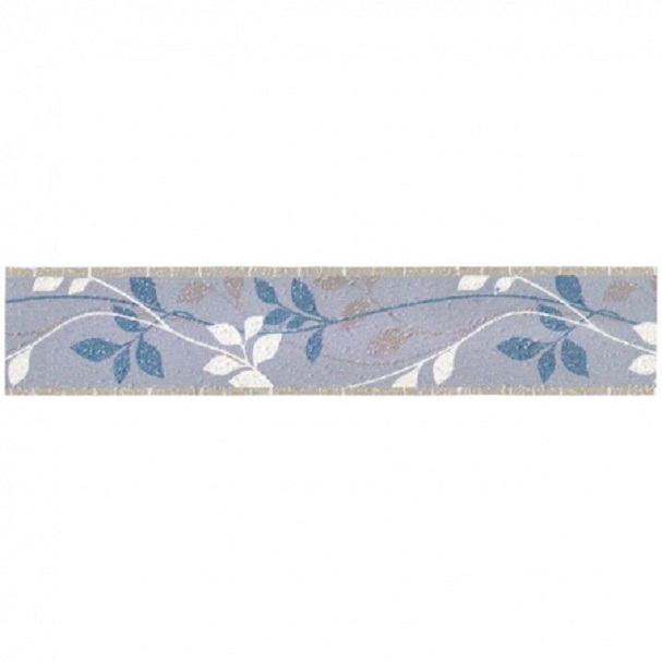 Бордюр бумажный декоративный дуплекс фиолетовый 10м 614-17