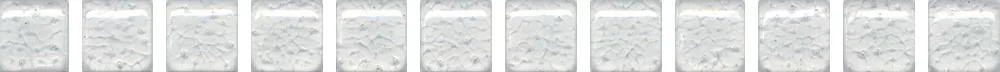 Бордюр Бисер белый глянцевый POF010 20x1,4см