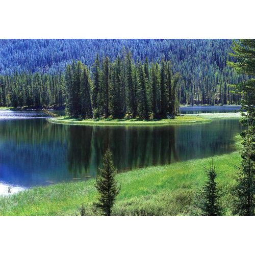 Фотообои "Таежное озеро" 9л. 300х201