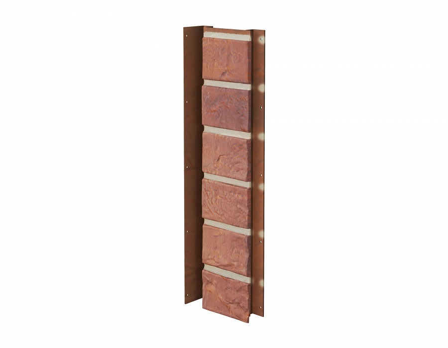 Планка универсальная "ТехноНИКОЛЬ" Кирпич Дорсет 0,43м