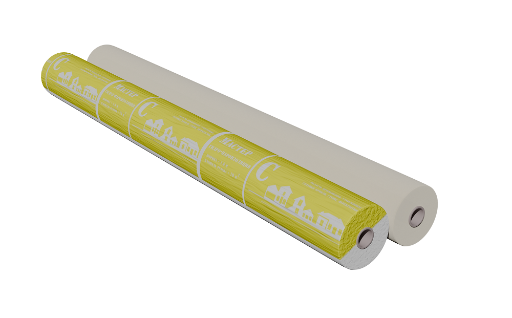 Изоляционный материал "Мастер" C гидро-пароизоляция (35гр/м2) 35м2