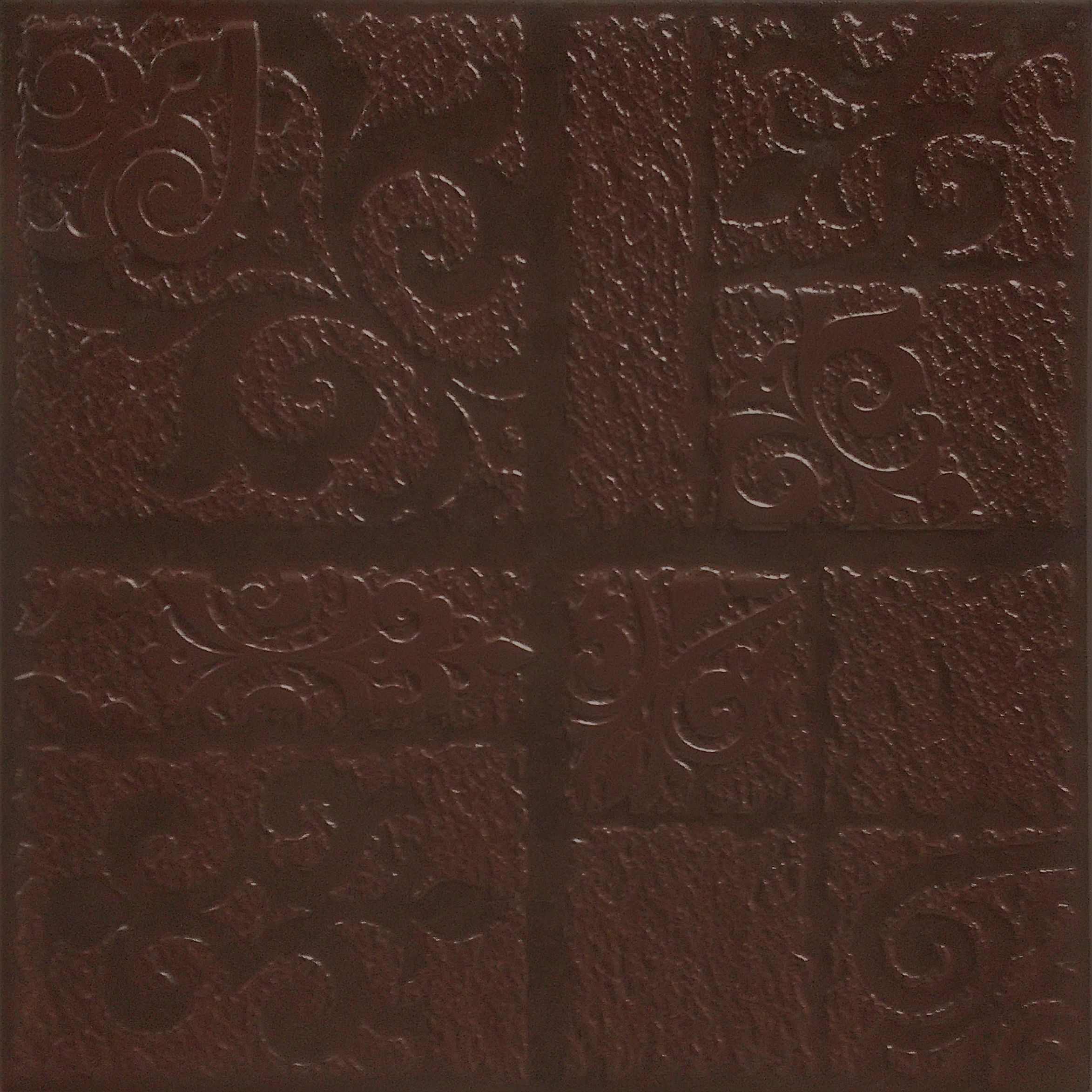 Плитка клинкерная Каир 4Д коричневый РЕЛЬЕФ 29,8х29,8см