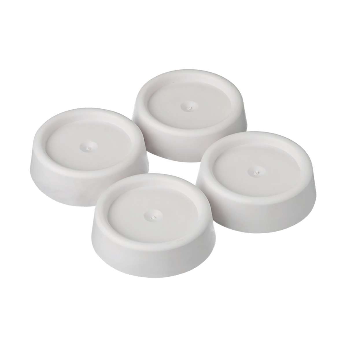 Подставки для стиральных машин антивибрационные круглые белые 4шт 102786