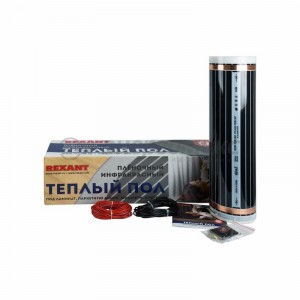 Теплый пол (пленоч. инфракр.) REXANT Ultra 0,5х2м S=1м2 51-0501-4 /430