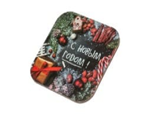Подставка под горячее дерев.Подарки квадр.18см С-94 511141