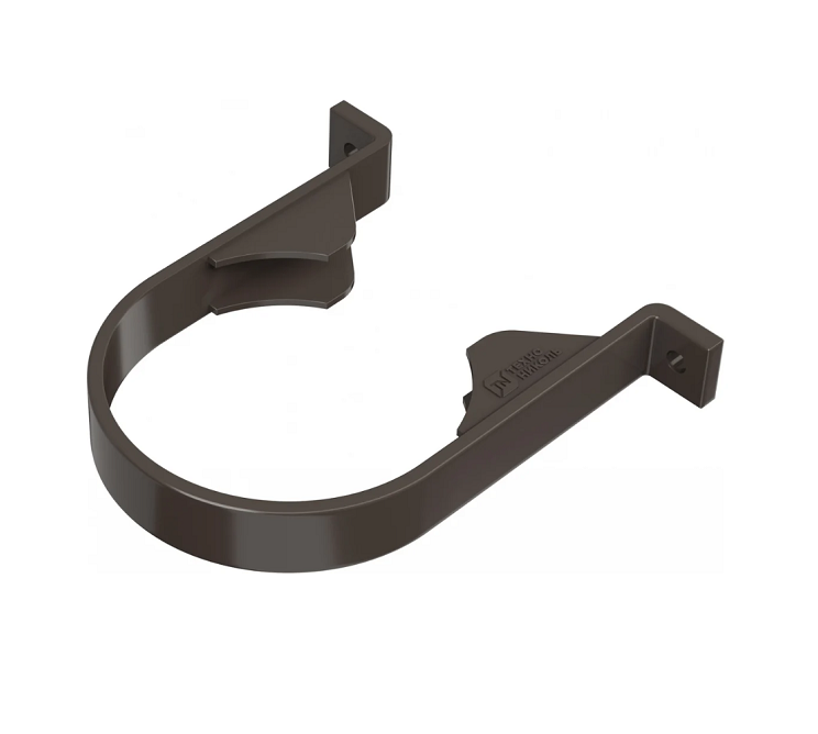 Хомут трубы ТехноНИКОЛЬ Оптима D120/80мм пластик темно-коричневый - 128169 - купить в АПлайн