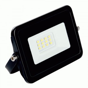 ПРОЖЕКТОР "SAFFIT" светодиод. 10W IP65  6400К ЧЕРНЫЙ 98x18x69 SFL50-10 / 329