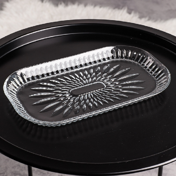 Блюдо стекл. Ветер  29х18см PL1183GCL 93153 - 93153 PL1183GCL  - купить в АПлайн