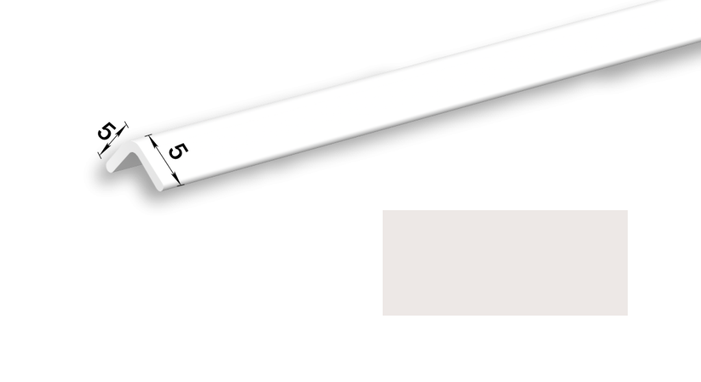 Профиль окантовочный для SPC-плиток стеновых 038 Светло-дымчатый 1,18м "Идеал Керама"