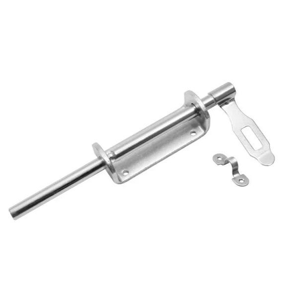 Засов воротный с накладкой Домарт (110) 250мм цинкш037- купить в АПлайн