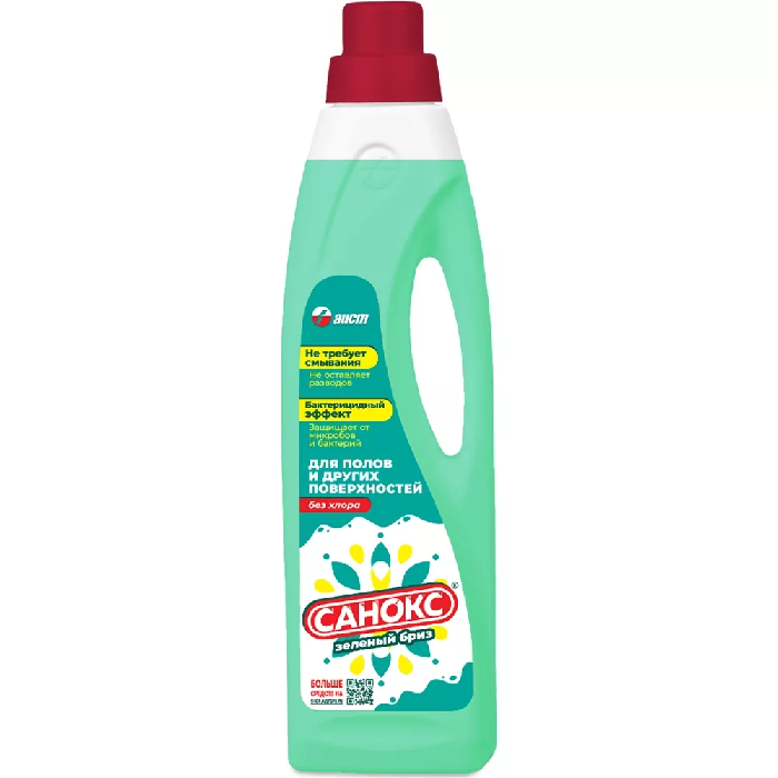 Средство Санокс д/мытья пола и др.поверхностей Зеленый бриз 950мл ХП-0047191