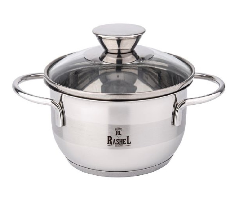 Кастрюля нерж. Rashel Мини 1,2л R-480м
