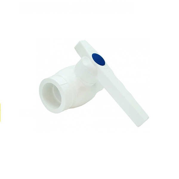 Кран шаровой PPRC 40 белый