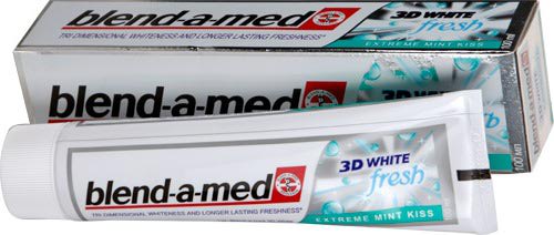 ПАСТА ЗУБН. "BLEND A MED" 3D WHITE СВЕЖ.МЯТН.ПОЦЕЛ. 125МЛ