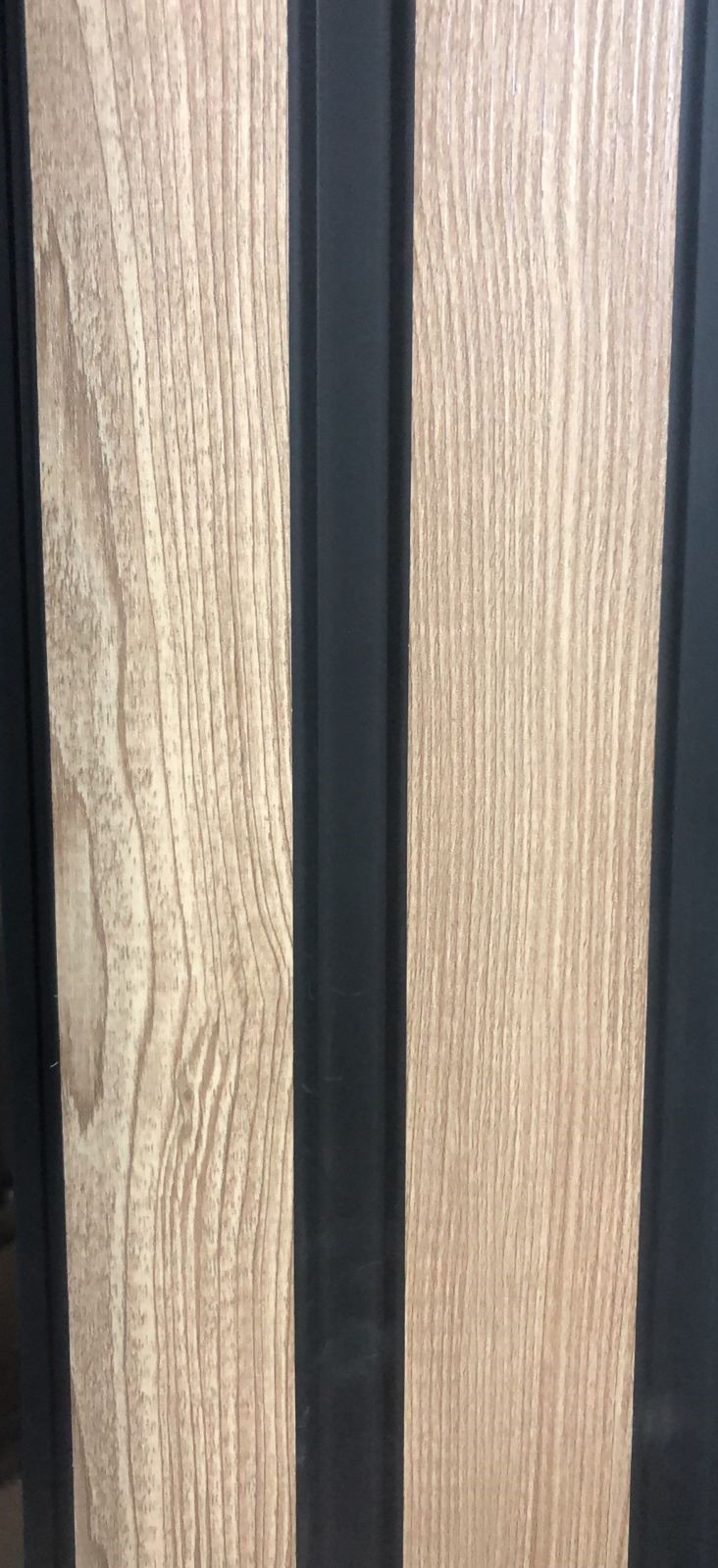 Панель ПВХ Кедр реечная ламинированная 0,125х3м