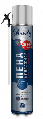 Пена монтажная HARDY 40 всесезонная 1000мл /14864100021374- купить в АПлайн