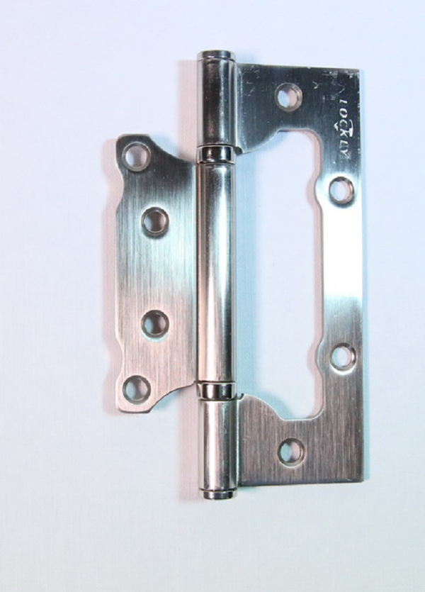 Петля накладная (бабочка) LOCKLY 125*75*2,5 матовый хром (2шт)7-608- купить в АПлайн