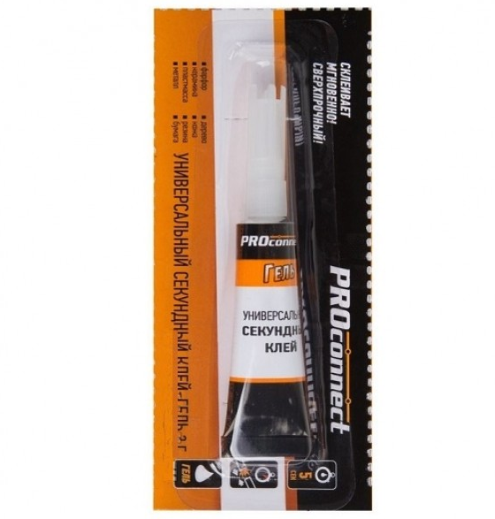 Клей-гель секундный универсальный PROconnect мультикарта 3г61-0910- купить в АПлайн