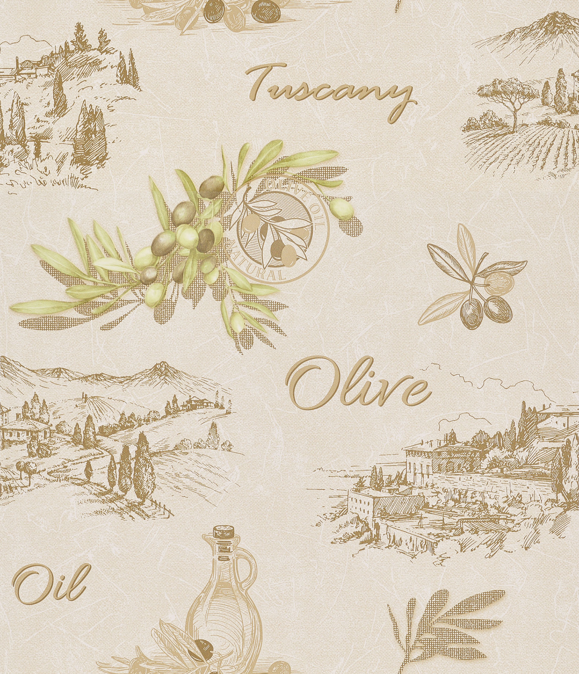 Обои бумажные моющиеся Брянск Оливия 2 0,53х10м С1БР-ГП