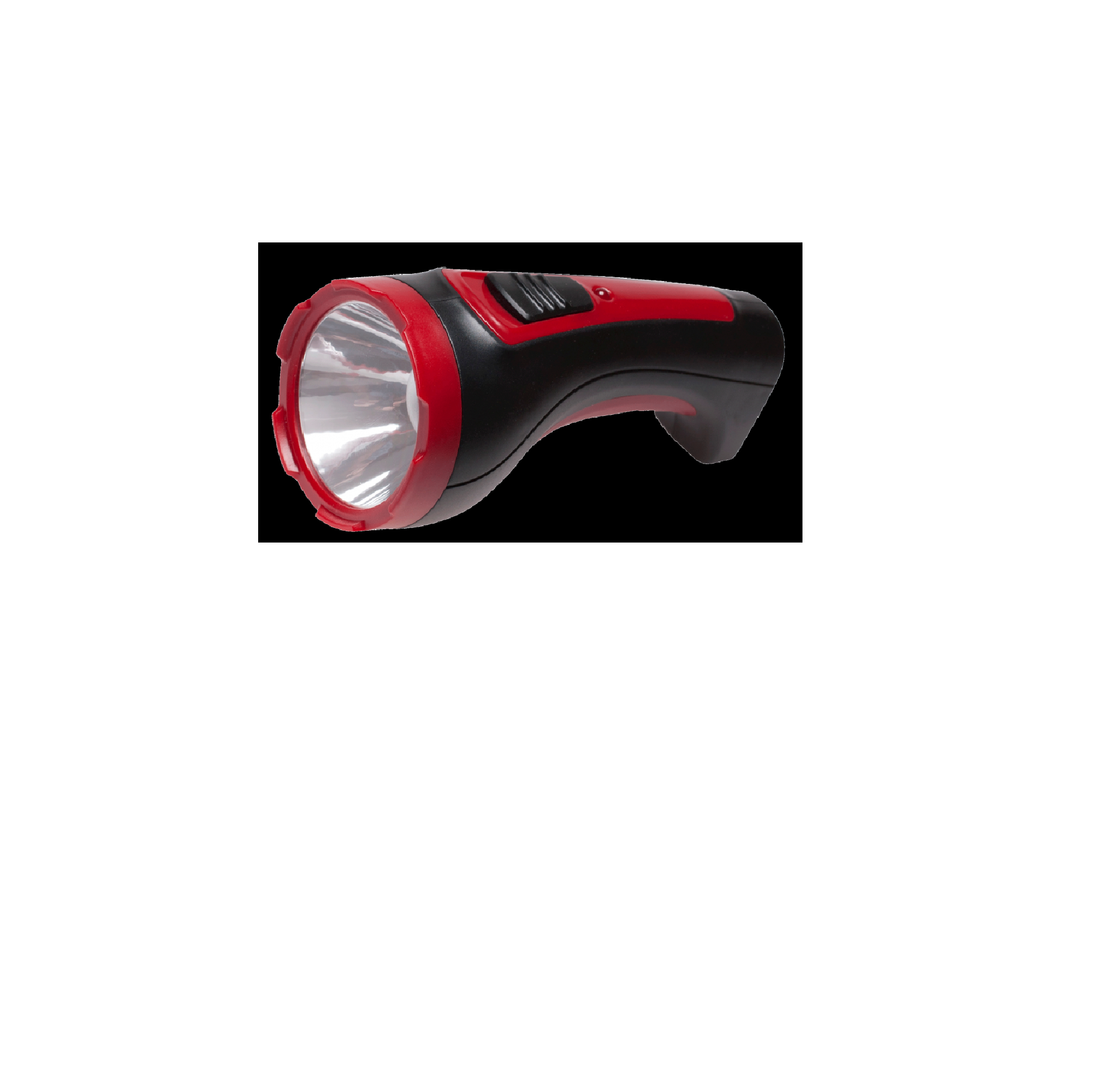 Фонарь ручной КОСМОС 101WLED (акк. 4V 0,5Ah) 1св/д 1W (100 lm), красно-черн.пластик, вилка220V /136/