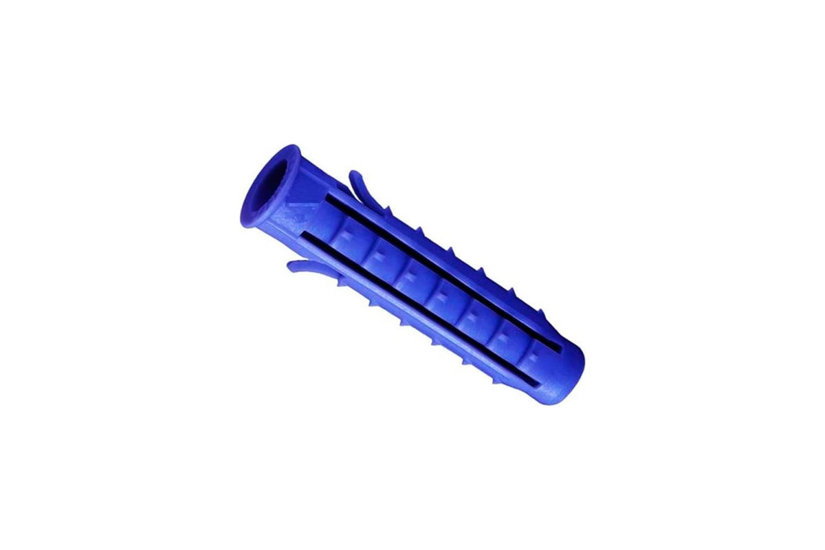 Дюбель распорный синий 5х30 (усы+шипы) пакет (35шт) BISKREP