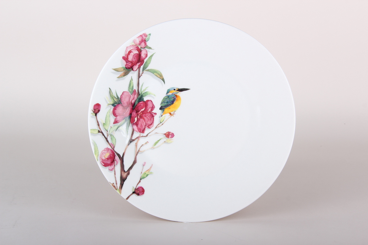 Тарелка керам. Магнолия 23см ZX2311-9FP