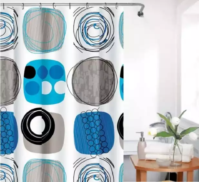 Штора для ванной комнаты "Абстракция" 1800х1800 (S-8PEVA04) 029851