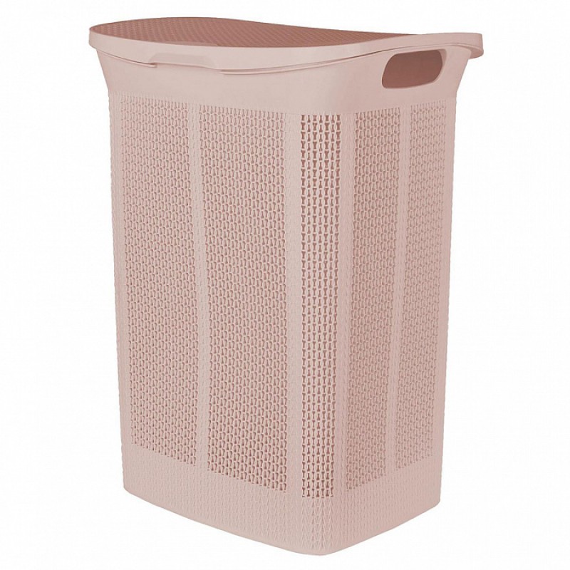 Корзина для белья пласт. Keeplex Ajur 35л бежевый топаз 43х34х45см KL410011005