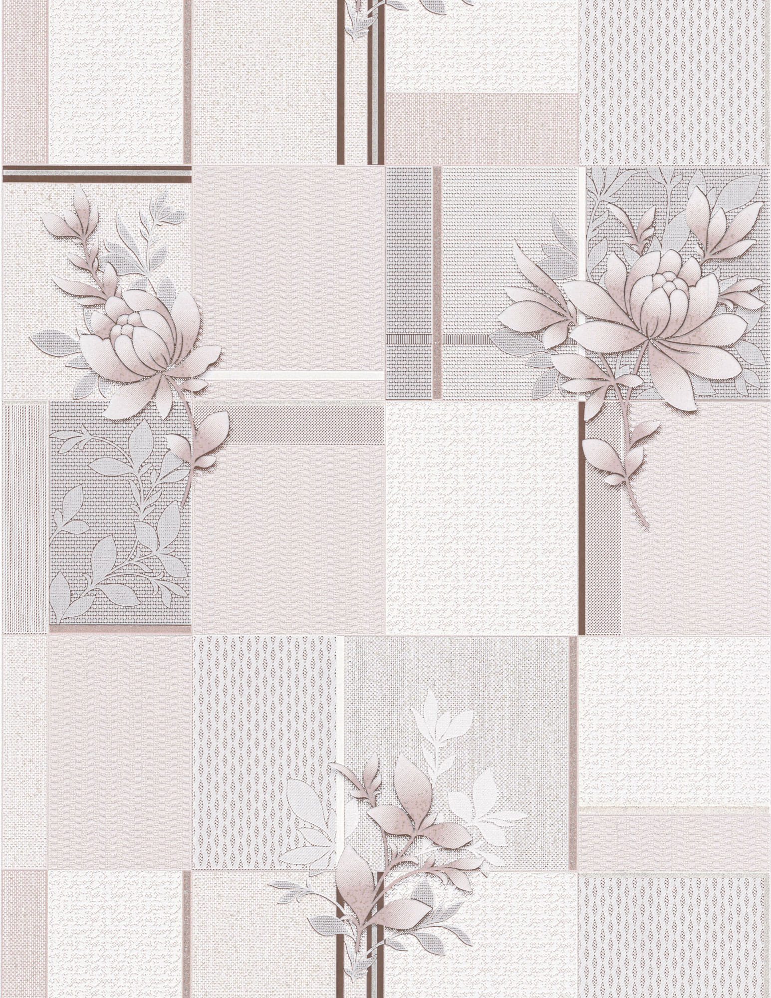 Обои виниловые на бумажной основе Vilia Панно 0,53х10м 1608-61