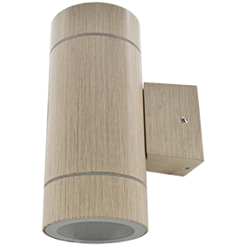 СВЕТИЛЬНИК Ecola 2xGX53 8013Aпрозр. Цилиндр металл. Светлое Дерево IP65 205x140x90 FW53W2ECH - FW53W2ECH - купить в АПлайн