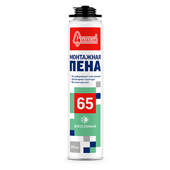 Пена монтажная "Старатели" всесезонная профессиональная 850мл /5410/