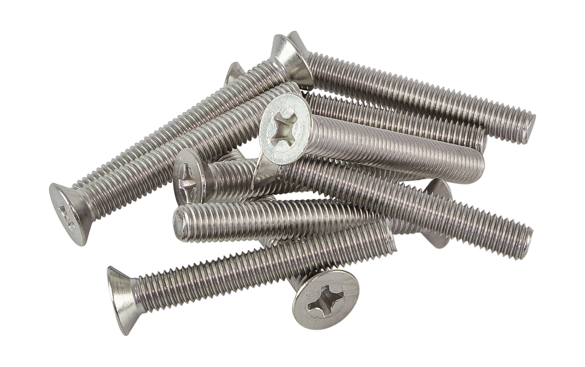 Винт потайная головка М5х40 DIN 965 цинк (8шт) пакет Стройметиз