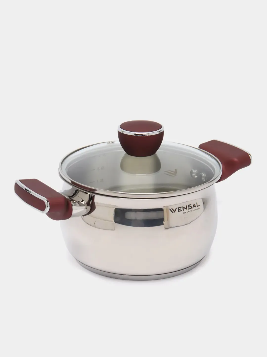 Кастрюля нерж. Vensal 2,4л (18см) 1544VS 