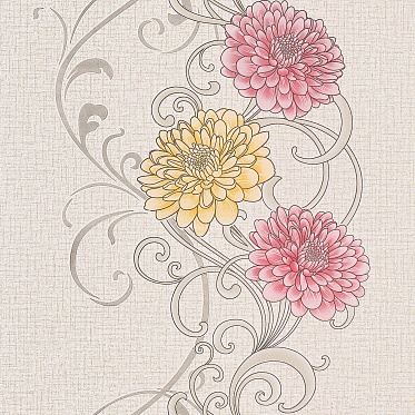 Обои бумажные симплекс Брянск Инга 5 0,53х10м С6БР