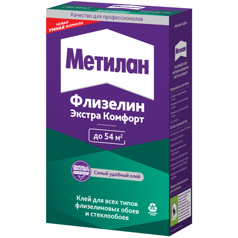 Клей обойный Метилан флизелин экстра комфорт 300г 3000296
