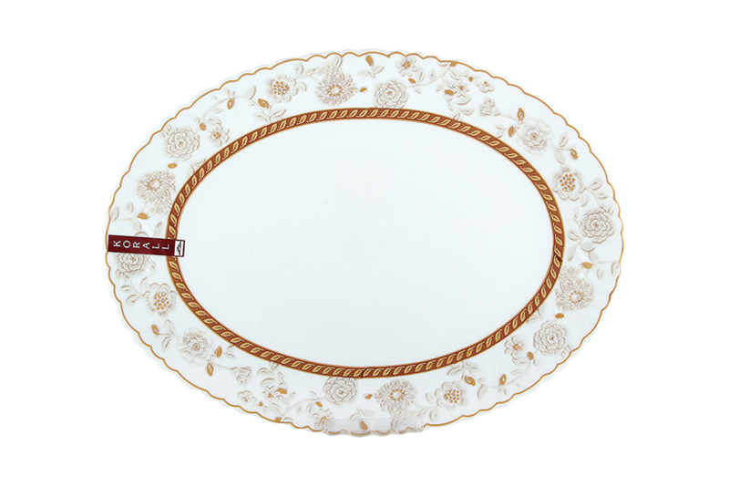 Блюдо керам. Корица 30см овальное LHYP120/2-160203 - LHYP120/2-160203 - купить в АПлайн
