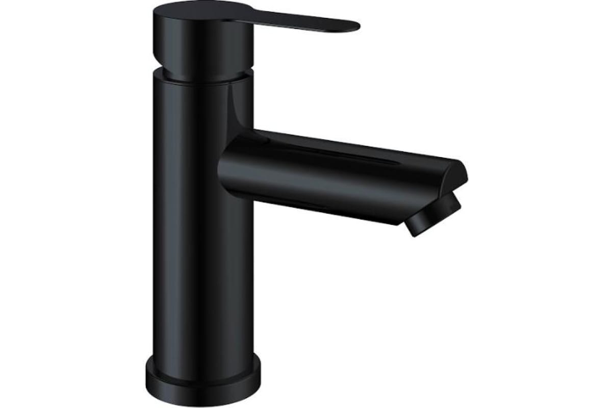Смеситель для умывальника GOTA ROCIO Algar черный с высоким изливом 166 мм 017086-GOTA