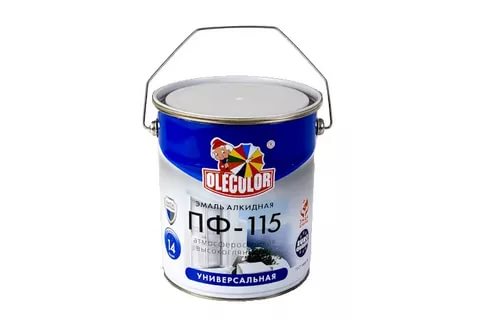 Эмаль алкидная ПФ-115 OLECOLOR светло-голубая 10кг