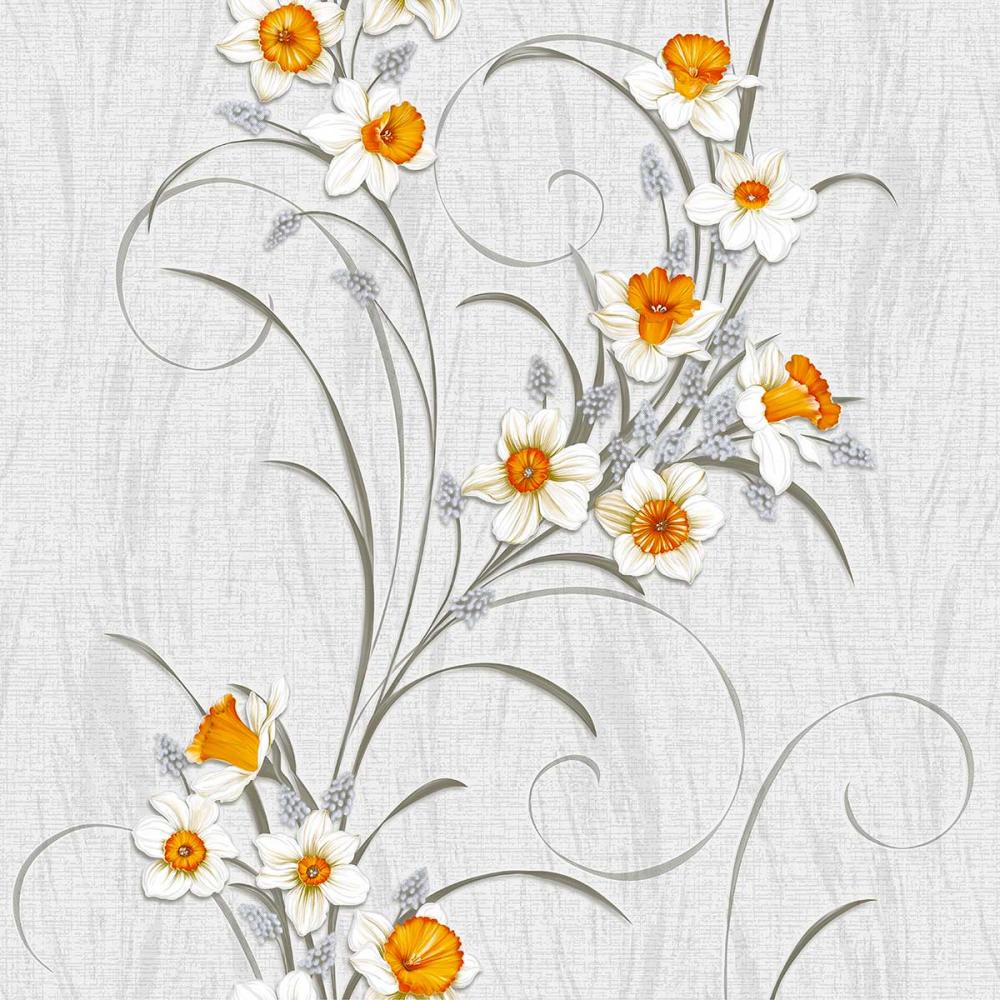Обои бумажные симплекс СОФ Нарцисс 0,53х10м 820-06