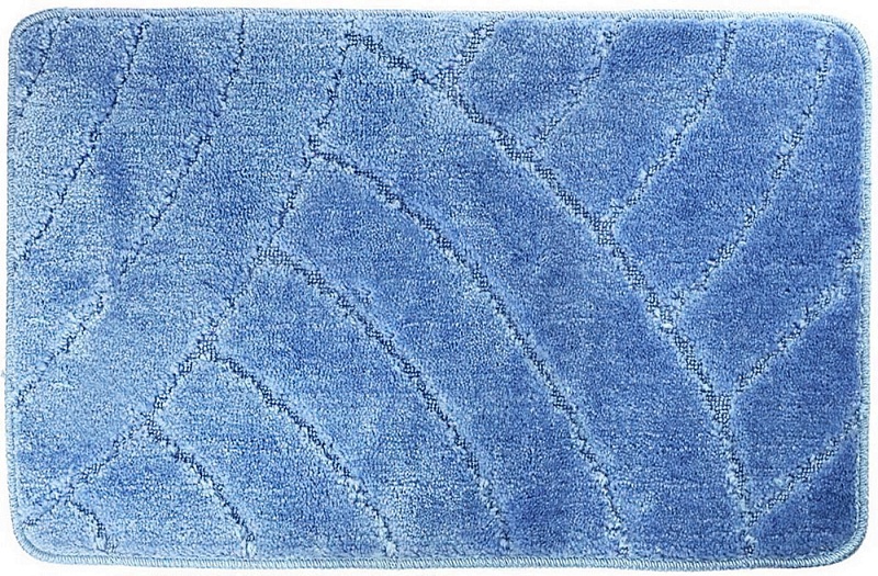 Коврик для ванной комнаты CLASSIC 60х100см синий 1-предметный 01CL-60100-162