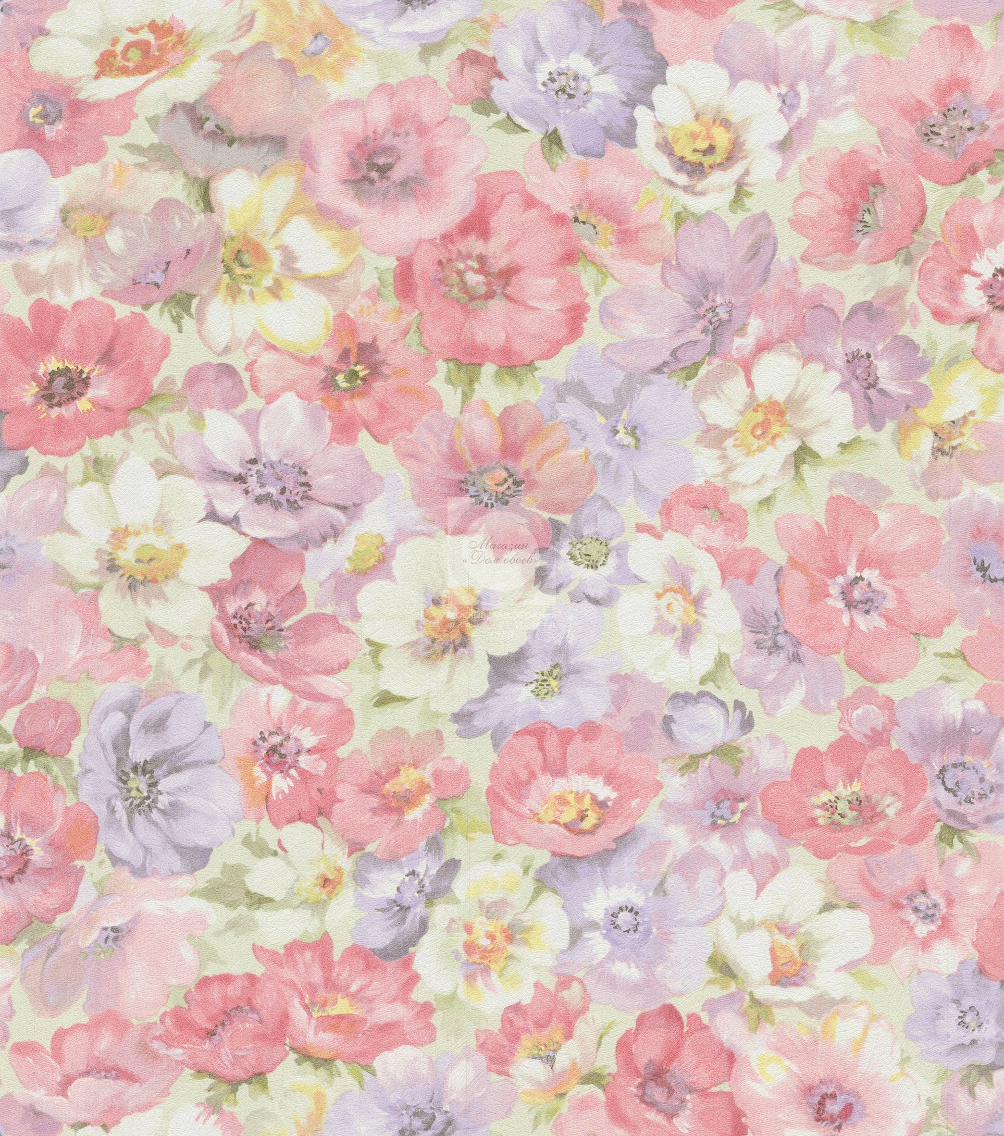 Обои бумажные дуплекс МОФ Анемоны 0,53х10м 6270-36270-3- купить в АПлайн
