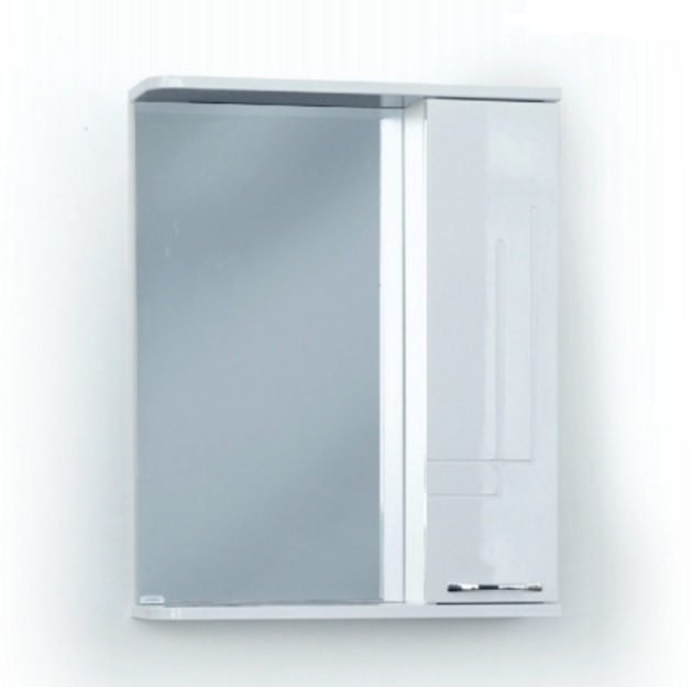 Зеркало-шкаф GRADEONIKA "Аттика 500" без подсветки, белый, правый 5212552125- купить в АПлайн