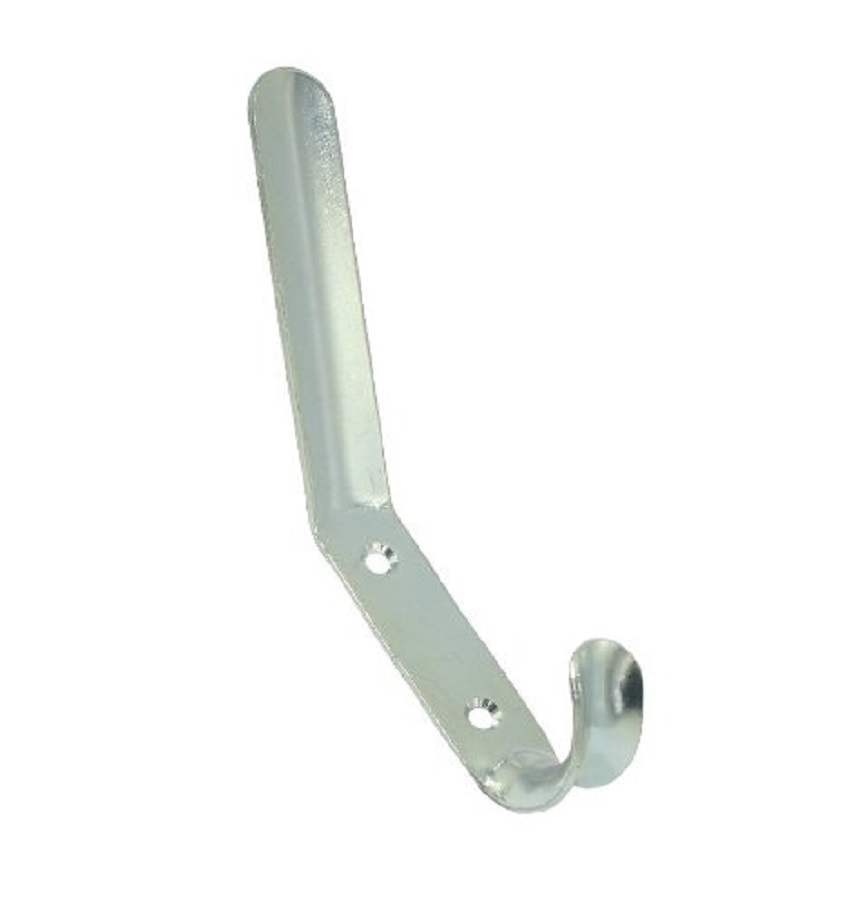 Крючок-вешалка №4 2-рожковый цинк Кунгур