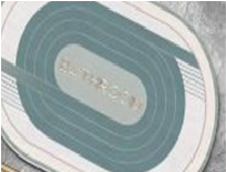 Коврик придверный овальный IMPERIAL 60х90см 131131- купить в АПлайн